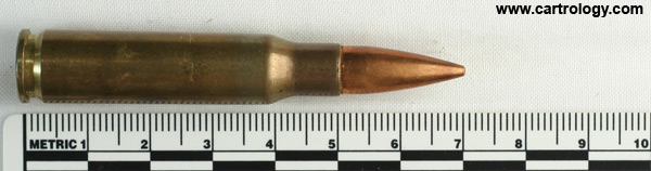 7.62mm NATO Ball M80 United States ⊕ FA 67 profile view.