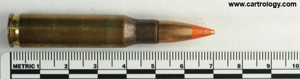 7.62mm NATO Tracer M62 United States ⊕ LC 81 profile view.