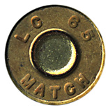 7.62mm NATO Ball (Match) M118 United States LC 65 MATCH head view.