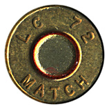 7.62mm NATO Ball (Match) M118 United States LC 72 MATCH head view.