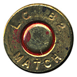 7.62mm NATO Ball (Match) M118 United States LC 82 MATCH head view.