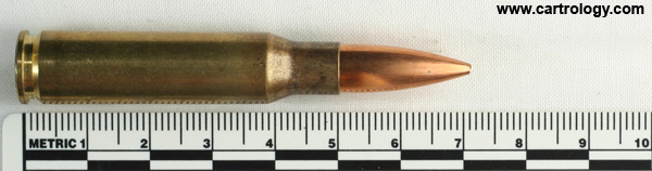 7.62mm NATO Ball (Match)  United States PAW-MATCH 308 WIN profile view.