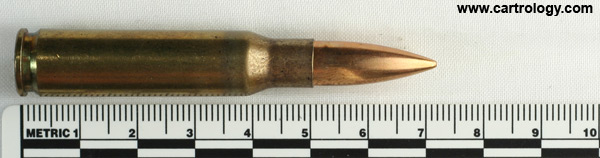 7.62mm NATO Ball (Match)  United States W C C 8 5 profile view.