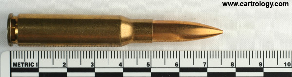 7.62mm NATO Ball (Match)  United States W C C 5 8 profile view.