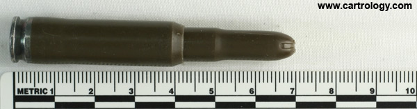 7.62mm NATO Blank  West Germany 7.62 x 51 DAG-82-68 profile view.