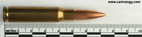 7.62mm NATO Ball (Match) T275E2 United States ⊕ FA 56 profile view.