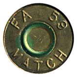 7.62mm NATO Ball (Match) T275E1 United States FA 59 MATCH head view.