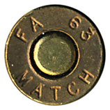 7.62mm NATO Ball (Match) XM118 United States FA 63 MATCH head view.