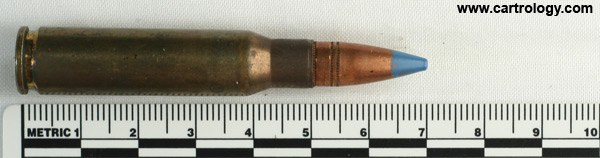 7.62mm NATO Incendiary  Brazil CBC 7,62 82 profile view.