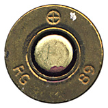 7.62mm NATO Ball L2A2 United Kingdom ⊕ RG 89 head view.