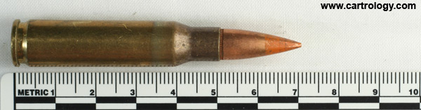 7.62mm NATO Tracer M62 United States ⊕ LC 82 profile view.