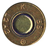 7.62mm NATO Ball L2A2 United Kingdom ⊕ 58 K L2A2 head view.