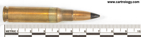 7.62mm NATO AP T93E1 United States F A 50 profile view.