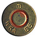 7.62mm NATO Ball M80 United States ⊕ WRA 65 head view.