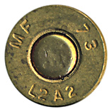 7.62mm NATO Ball  Australia MF 73 L2A2 head view.