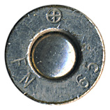 7.62mm NATO Dummy  Belgium ⊕ FN 65 head view.