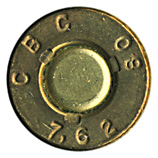7.62mm NATO Ball  Brazil CBC 7.62 80 head view.
