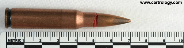 7.62mm NATO Ball  Bulgaria 10 70 profile view.