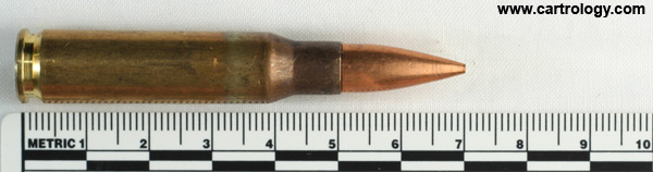 7.62mm NATO Ball (Match)  Australia PALMA 88 (kangaroo) MF (kangaroo) profile view.
