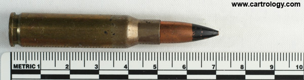 7.62mm NATO AP  Italy ⊕ SMI 81 profile view.