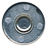 7.62mm NATO Blank NM134 Norway (4 circles) head view.