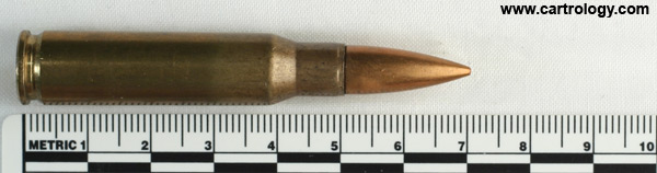 7.62mm NATO Ball L2A2 Pakistan POF L2A2 80 profile view.