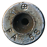 7.62mm NATO Dummy  United States ⊕ FA 58 head view.
