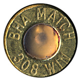 7.62mm NATO Dummy  United States BHA MATCH 308 WIN head view.