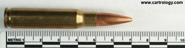 7.62mm NATO Dummy  United States BHA MATCH 308 WIN profile view.