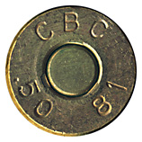 .50 BMG Ball  Brazil CBC .50 81 head view.