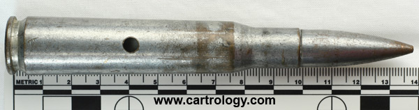 .50 BMG Dummy M2 United States CAL 50 FA 39 profile view.