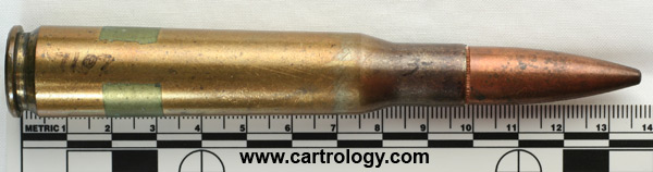 .50 BMG Ball M33 United States L C 51 profile view.