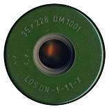 35 x 228mm Oerlikon Proof DM1071 West Germany 35x228 DM1001 LOS DN-1-11-X head view.