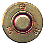 7.62mm NATO Tracer  United Kingdom ⊕ RG 81 head view.