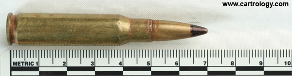 7.62mm NATO AP  Belgium ⊕ FN 67 profile view.