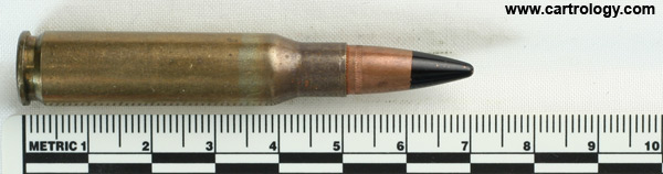 7.62mm NATO AP  Netherlands ⊕ AI 64 B profile view.