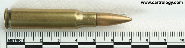 7.62mm NATO Dummy  Israel  11-71 ת צ profile view.