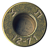 7.62mm NATO Dummy  Israel  12-71 ת צ head view.