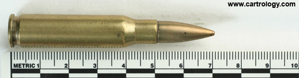 7.62mm NATO Dummy  Israel  12-71 ת צ profile view.