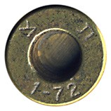 7.62mm NATO Dummy  Israel  1-72 ת צ head view.