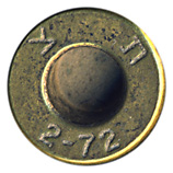 7.62mm NATO Dummy  Israel  2-72 ת צ head view.