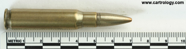 7.62mm NATO Dummy  Israel  12-73 ת צ profile view.