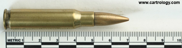 7.62mm NATO Dummy  Israel  2-74 ת צ profile view.