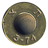 7.62mm NATO Dummy  Israel  3-74 ת צ head view.