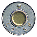 7.62mm NATO Ball M59 United States ⊕ LC 56 head view.