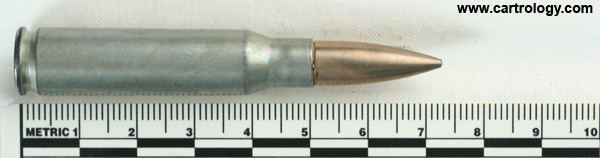 7.62mm NATO Ball M59 United States ⊕ LC 56 profile view.