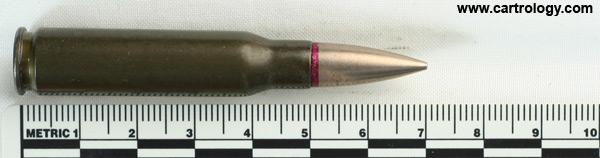 7.62mm NATO Ball  France VE 54 FY 2 profile view.