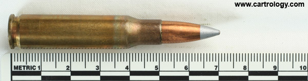 7.62mm NATO API T101E? United States F A 52 profile view.