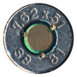 7.62mm NATO Proof  Spain 7.62 x 51 81 SB head view.