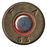7.62mm NATO Ball  United States F A 53 head view.